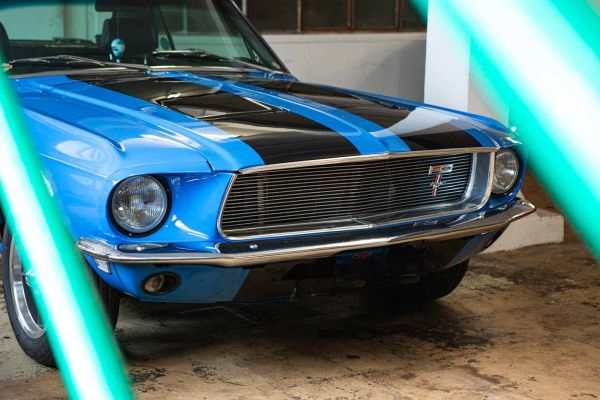 Ford Mustang 1967 Lackierung Saarland SMC Motor Garage