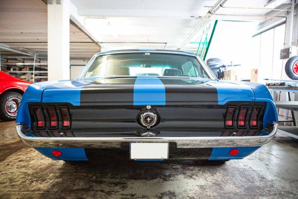 Ford Mustang 1967 Heck Restaurierung Saarland SMC Motor Garage